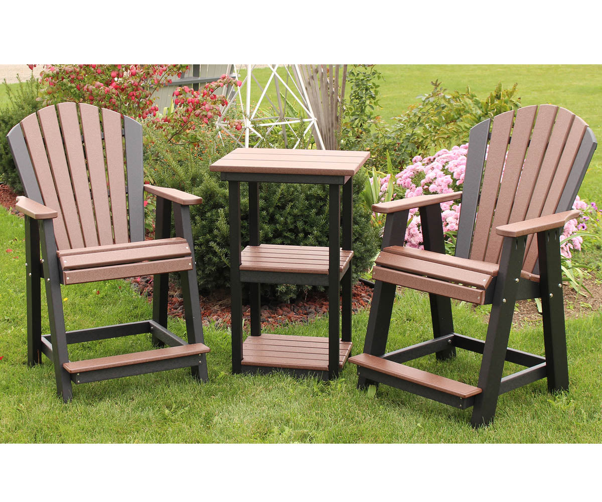 Classic - 20" Outdoor Counter Chair With Optional 36" Counter Table