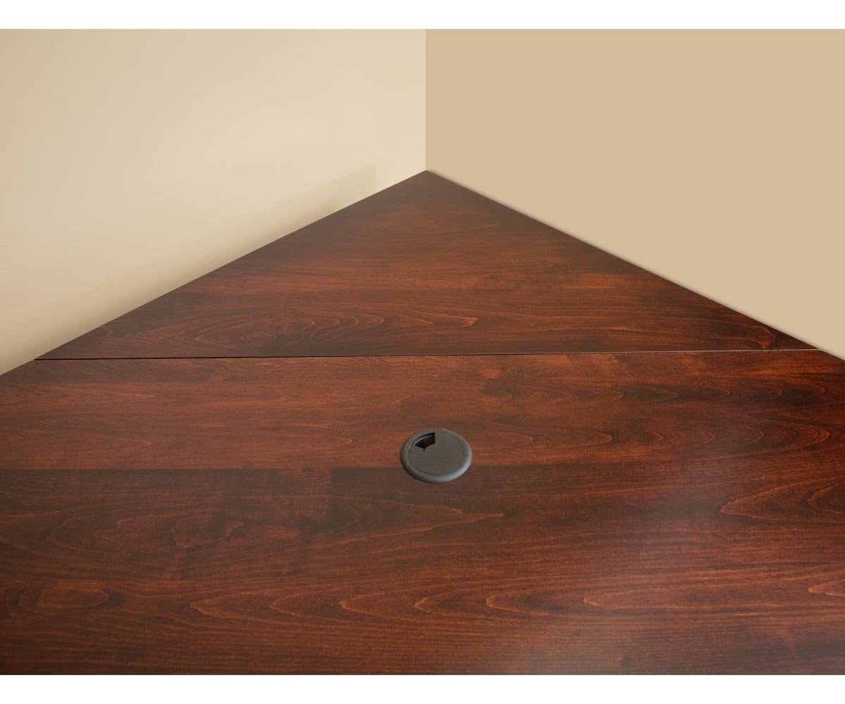 Eshton- Amish Hardwood Executive Corner Desk