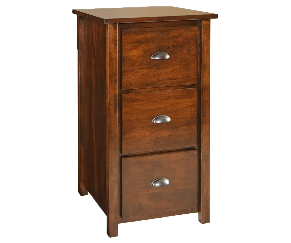 Eshton- Amish Hardwood File Drawer Cabinet
