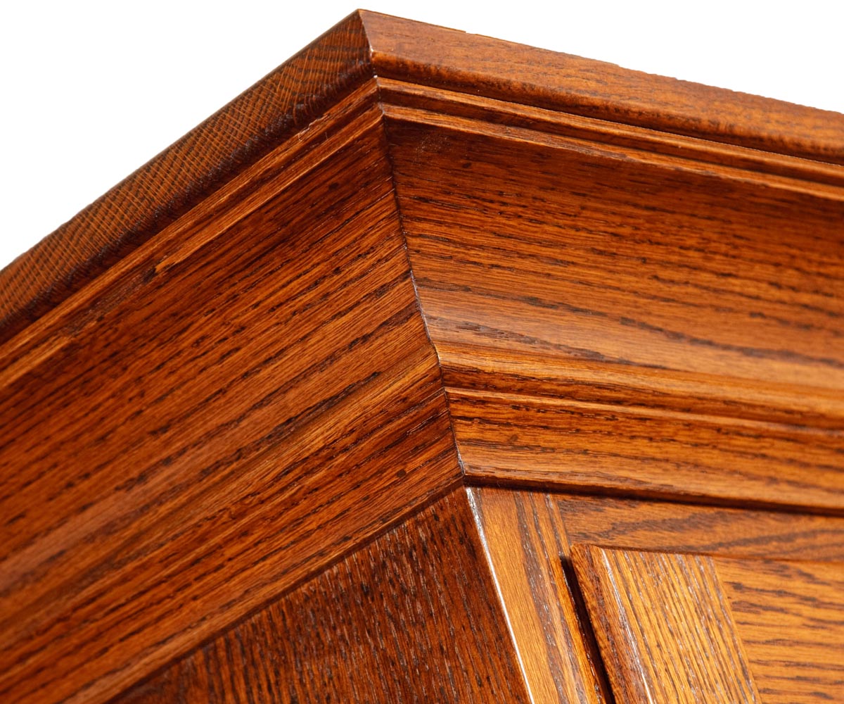 Hampton - Amish Hardwood L-Desk With Optional Hutch