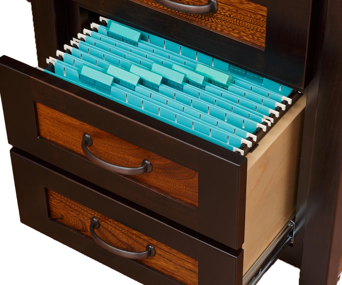 Shelton - Amish Hardwood Corner Desk With Optional Corner Computer Hutch