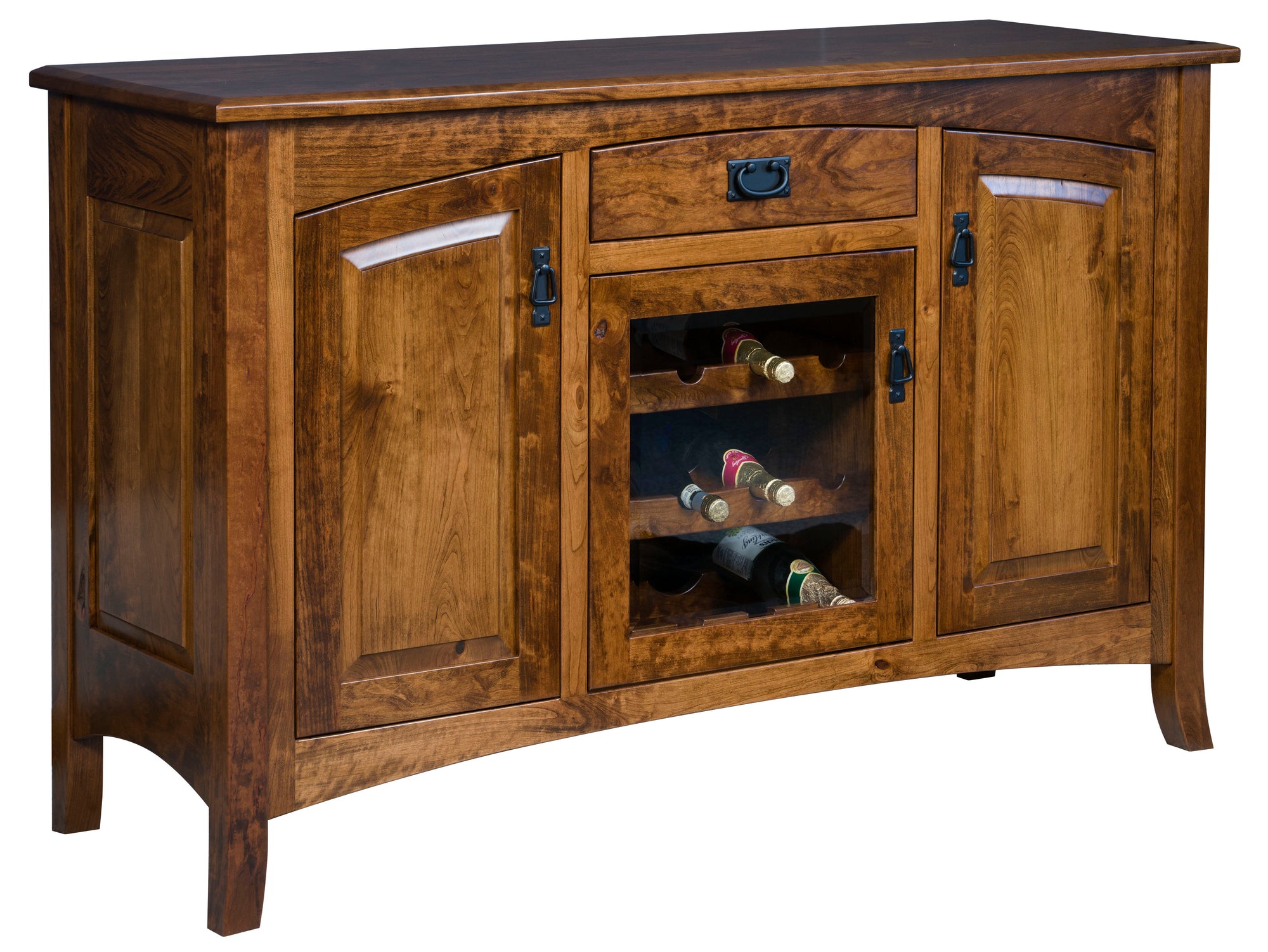 Cambria - Amish Solid Wood 3 Door Sideboard
