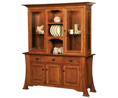 Cambridge - Amish 3 Door 3 Drawer Dining Hutch