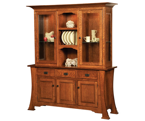 Cambridge - Amish 3 Door 3 Drawer Dining Hutch