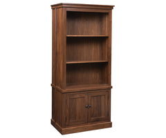 Cambridge - Amish Hardwood Bookcase With Hidden Gun Storage