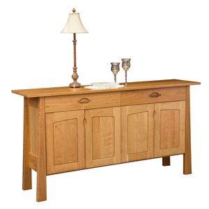Cameron - Handcrafted 4 Door Sideboard / Cherry Wood