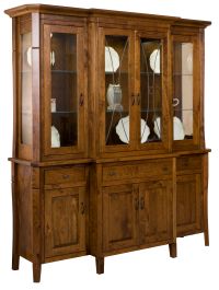Candice - Amish Solid Wood 4 Door Dining Hutch