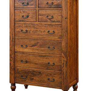 Canyon Creek - Hardwood Amish 64"H Chest of Drawers