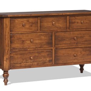 Canyon Creek - Hardwood Amish Double Dresser with Optional Mirror