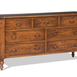 Canyon Creek - Hardwood Amish Triple Dresser with Optional Mirror