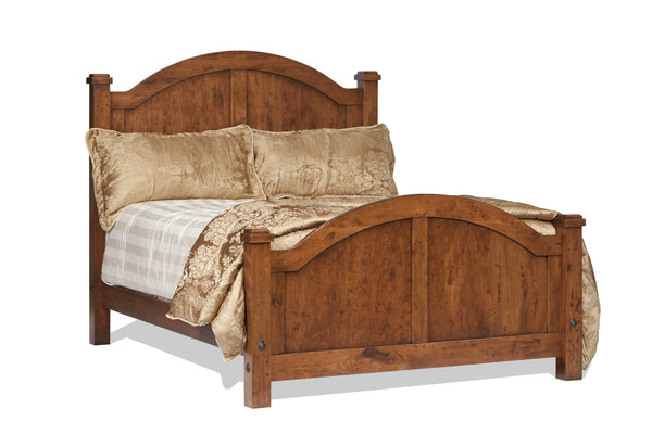 Canyon Creek - Hardwood Arch Panel Bed with Optional Under Bed Storage