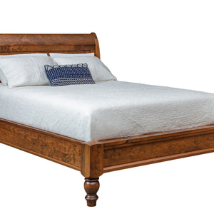 Canyon Creek - Hardwood Low Footboard Sleigh Bed with Optional Under Bed Storage
