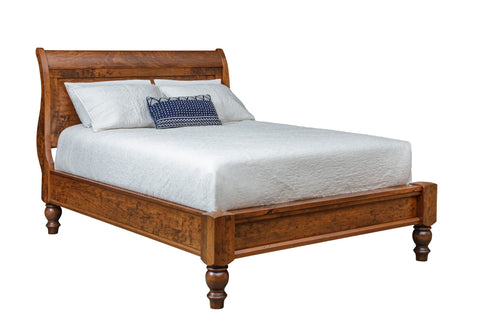 Canyon Creek - Hardwood Low Footboard Sleigh Bed with Optional Under Bed Storage