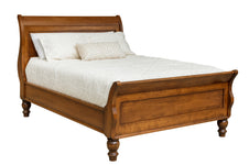 Canyon Creek - Hardwood Sleigh Bed with Optional Under Bed Storage