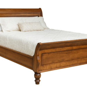Canyon Creek - Hardwood Sleigh Bed with Optional Under Bed Storage