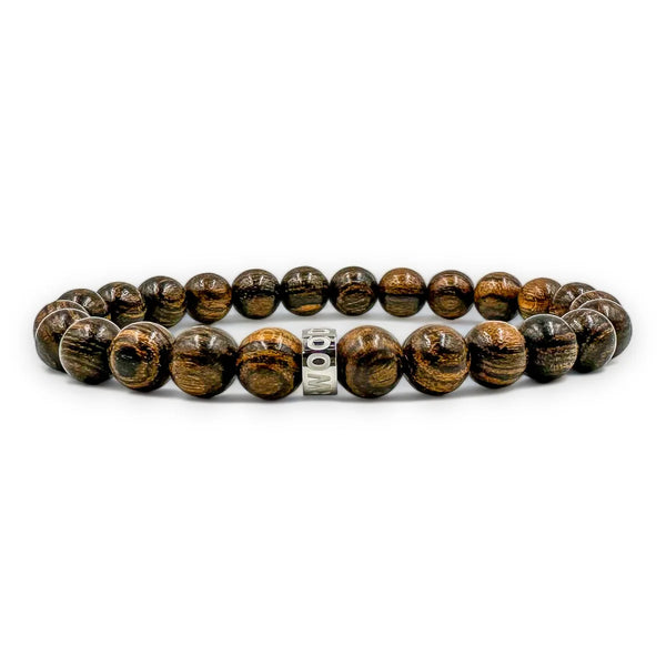 Cascade - Tiger Skin Brown Bocote Wood Bracelet