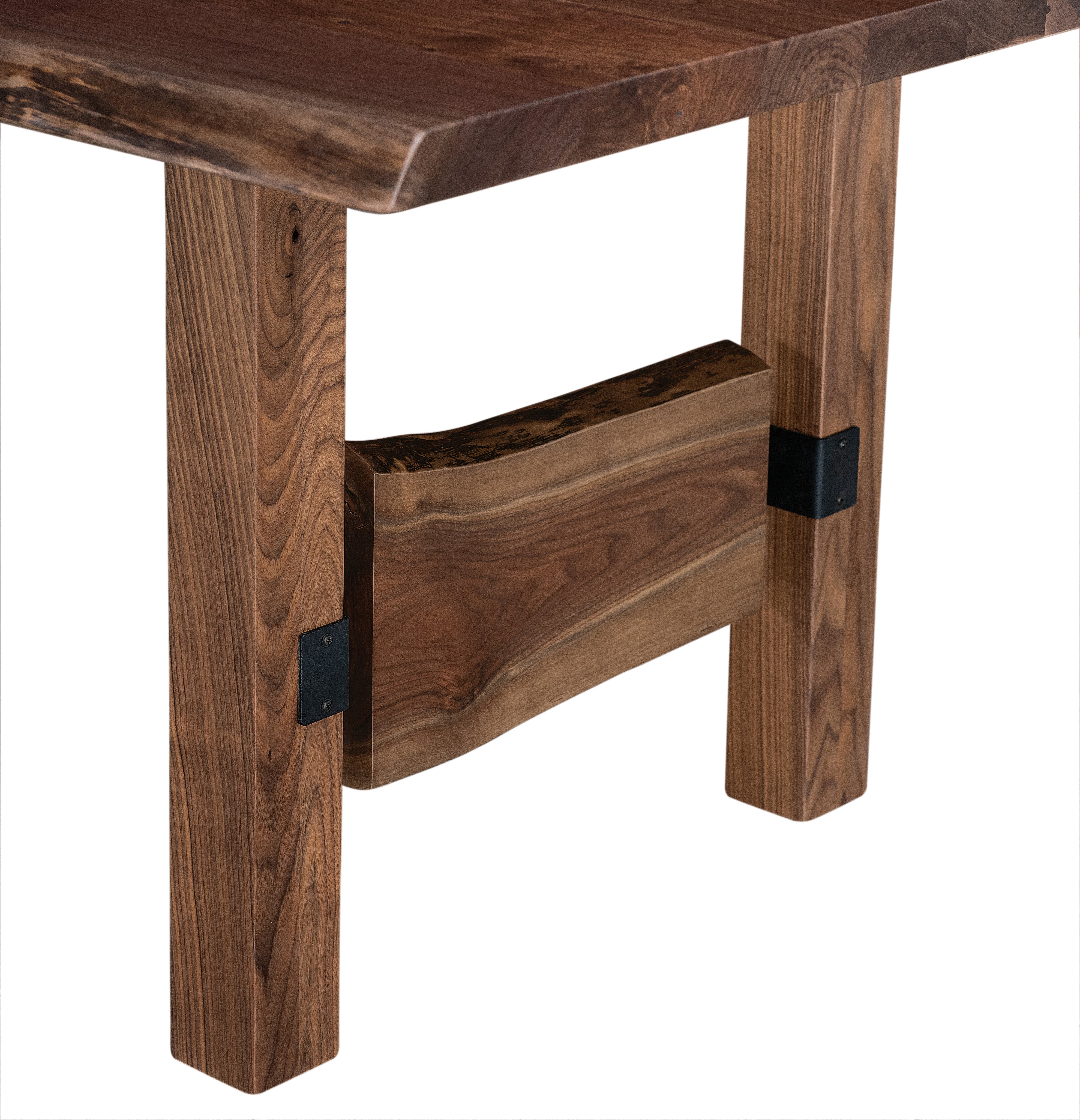 Cascade Range - Rustic Walnut Live Edge Dining Table - The Wood Reserve