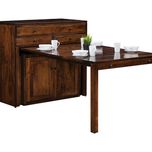 Century - Amish Hardwood Buffet Cabinet With Table