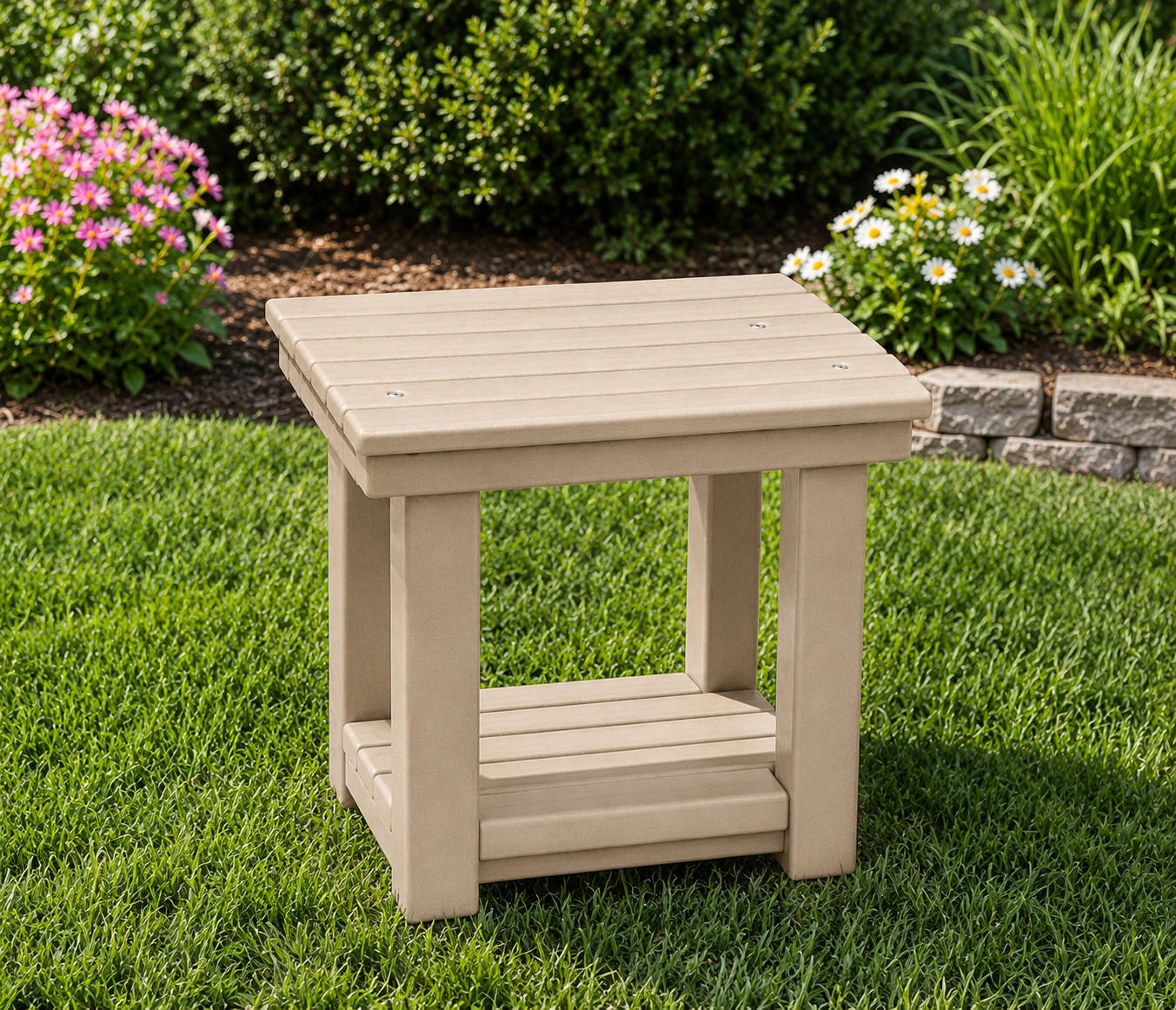 Economy - Poly Outdoor Kids End Table