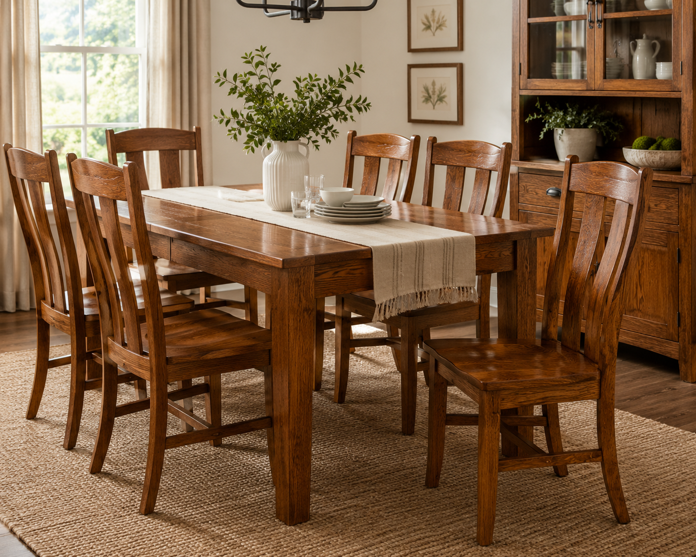 Waverly- Amish Handcrafted Solid Wood Dining Chair
