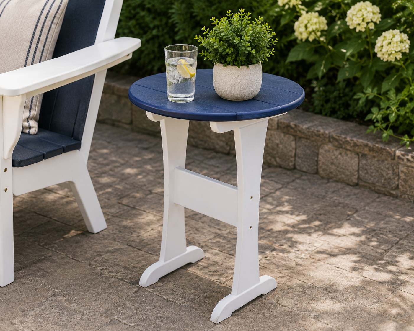 Lehman - Poly Outdoor Round End Table