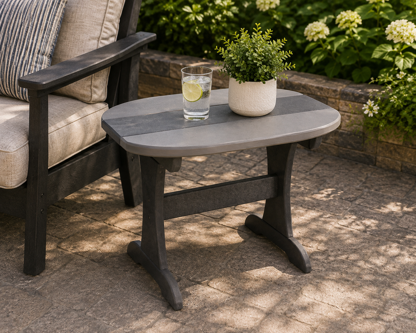 Lehman - Poly Outdoor Rectangle End Table
