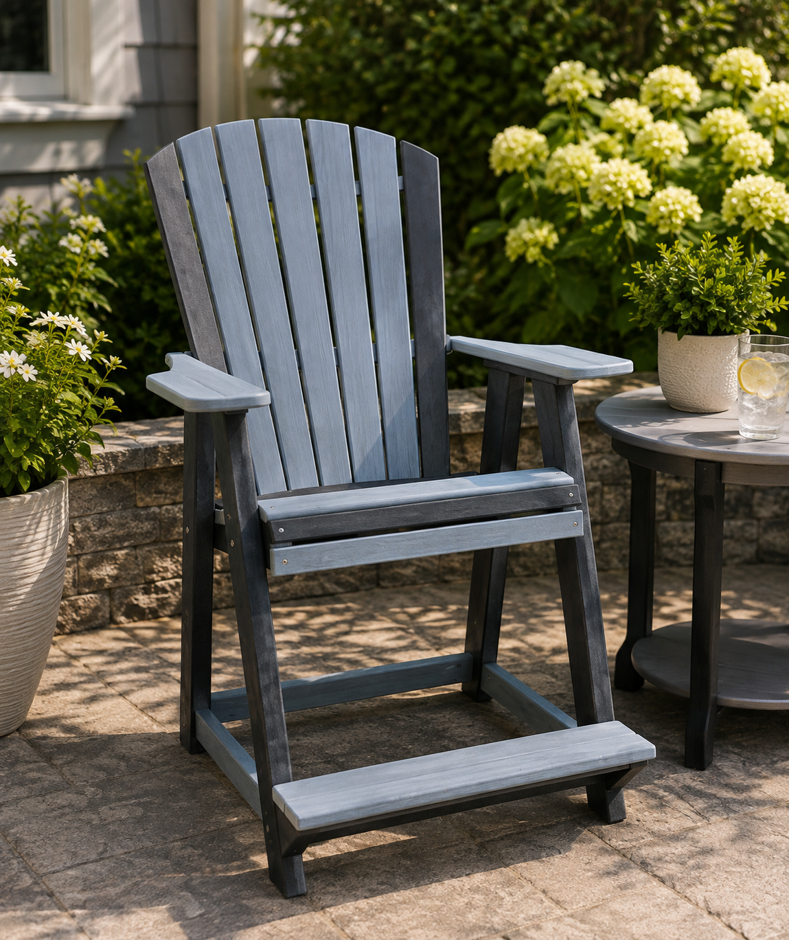 Lehman - Poly Outdoor Adirondack Balcony Chair