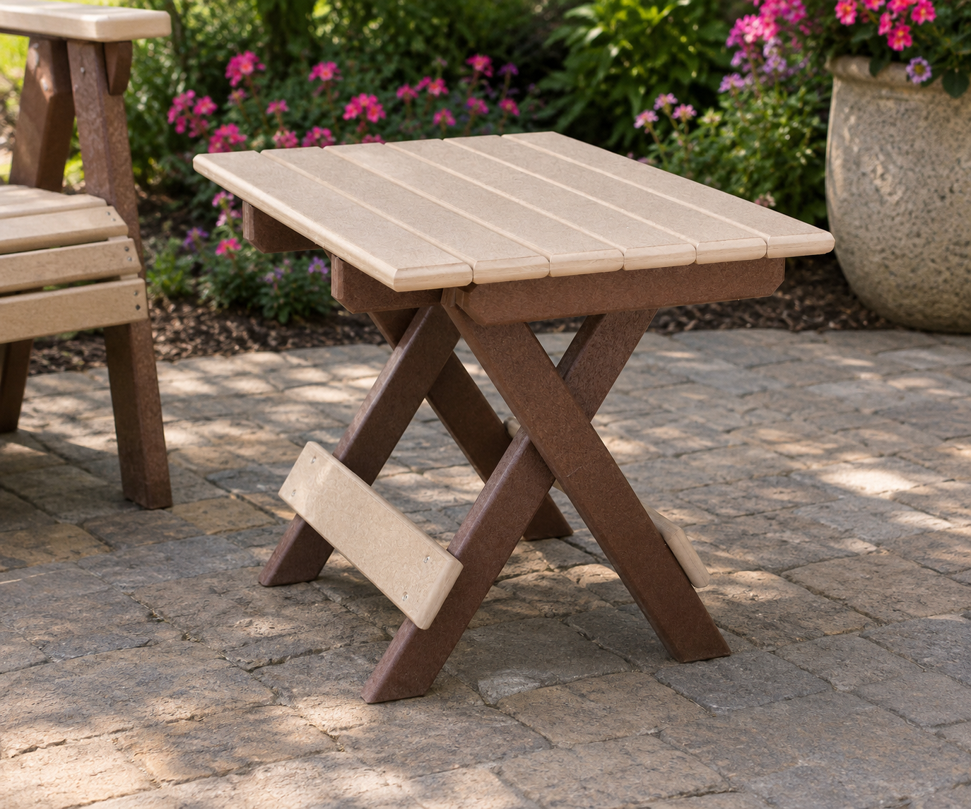 Classic - Poly Outdoor Folding End Table
