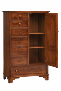 Yorktowne - Amish Drawer and Door Chest with adjustable shelving