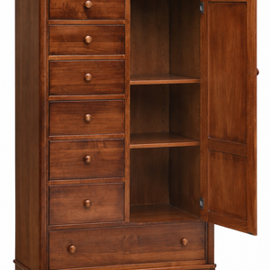 Yorktowne - Amish Drawer and Door Chest with adjustable shelving