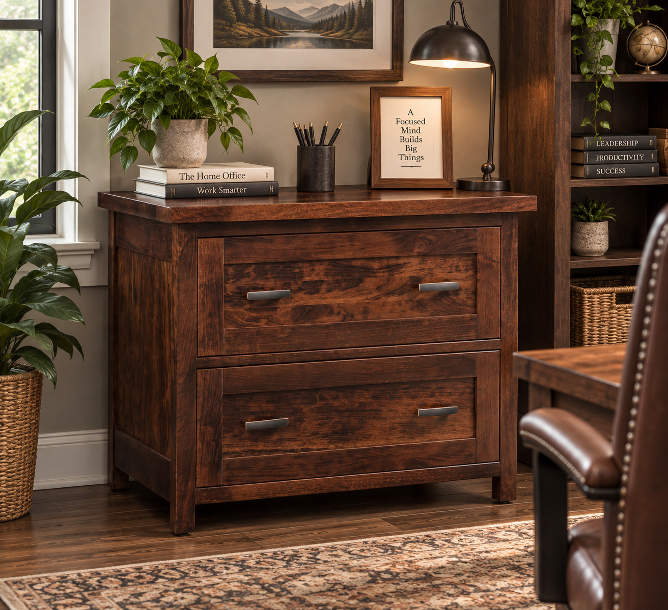 Santa Fe - Amish Handcrafted Lateral File Cabinet