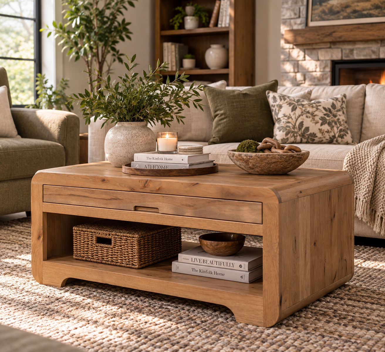 Europa - Amish Handcrafted Coffee Table