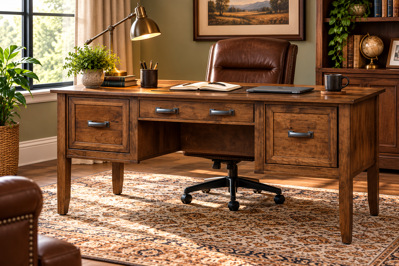 Ventura - Amish Handcrafted Writing Desk