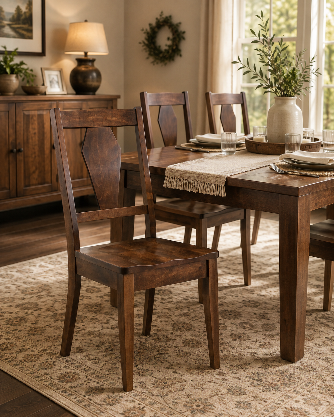 Jewel - Amish Handcrafted Solid Wood Dining Chair
