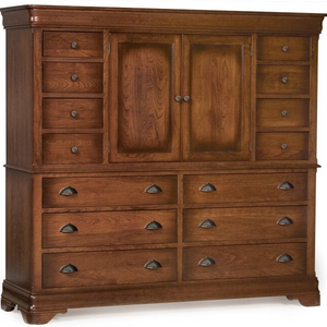 Chateau - Hardwood Amish Chifforobe - Armoire
