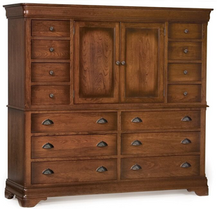 Chateau - Hardwood Amish Chifforobe - Armoire