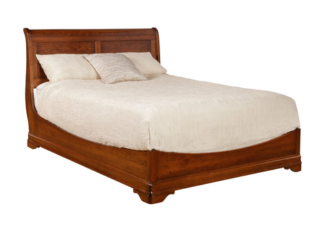Chateau - Hardwood Sleigh Bed with Optional Under Bed Storage