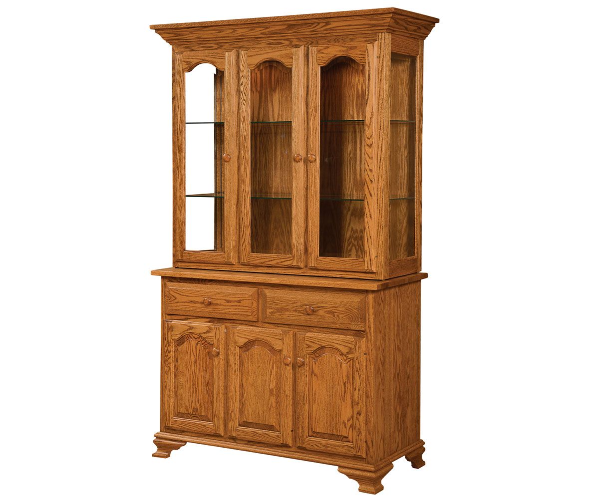 Classic- Amish Solid Wood Closed Dining Hutch