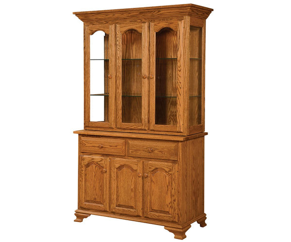 Classic- Amish Solid Wood Closed Dining Hutch