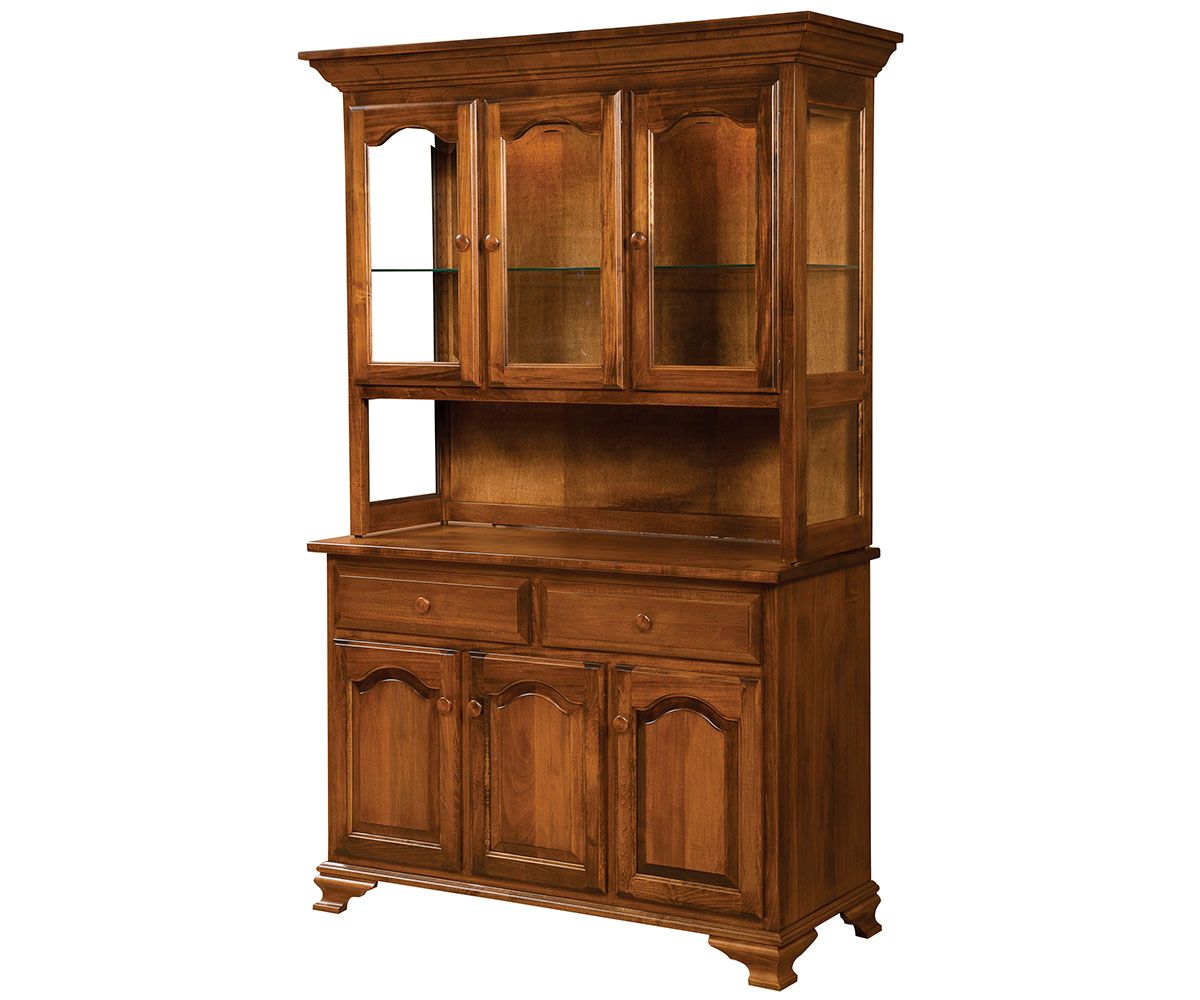 Classic- Amish Solid Wood Open Dining Hutch