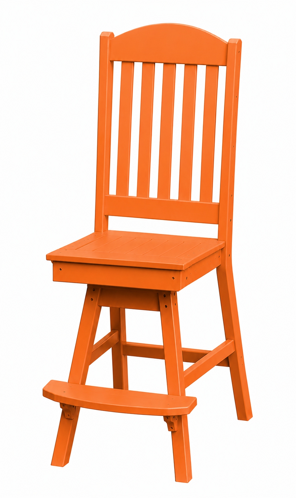 Poly Outdoor Classic Stationary Bar Chair