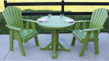 Classic - 20" Outdoor Stationary Dining Chair