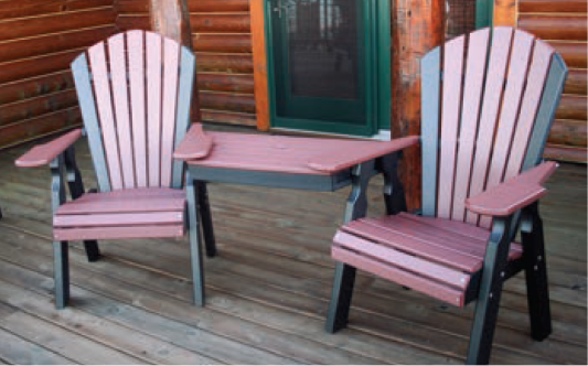 Classic - 22"  Dining Tete-A-Tete Outdoor Chairs