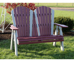 Classic - 4" Outdoor Poly Loveseat Chair