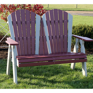 Classic - 4" Outdoor Poly Loveseat Chair