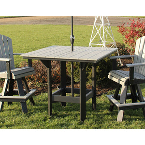 Classic - Outdoor 48" Square Bar Table