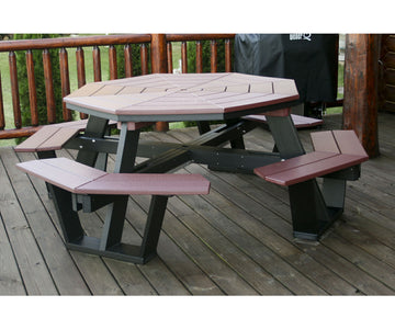 Classic - Outdoor 5' Octagon Picnic Table