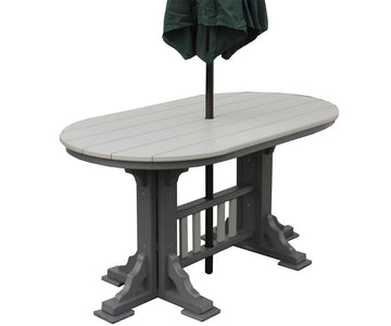 Classic - Outdoor 5' Oval Mission Dining Table