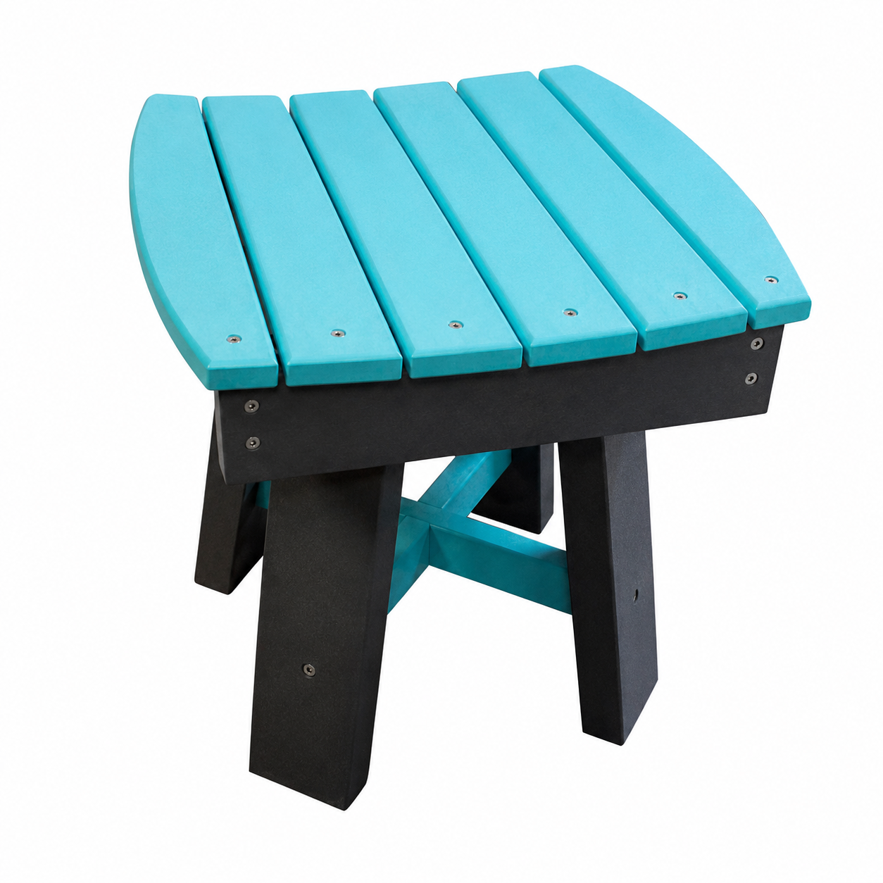 Classic - Poly Outdoor 18" Swivel Saddle Dining Chair