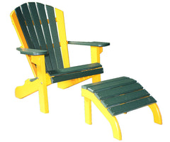 Classic - Poly Outdoor 22" Beach Chair With Optional Ottoman